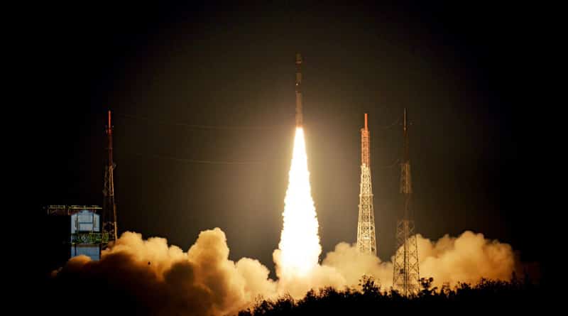 ISRO Launches Radar Imaging Satellite, 2 Others