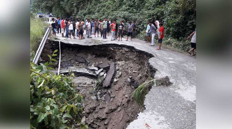 Landslide on NH 10, transport services halted