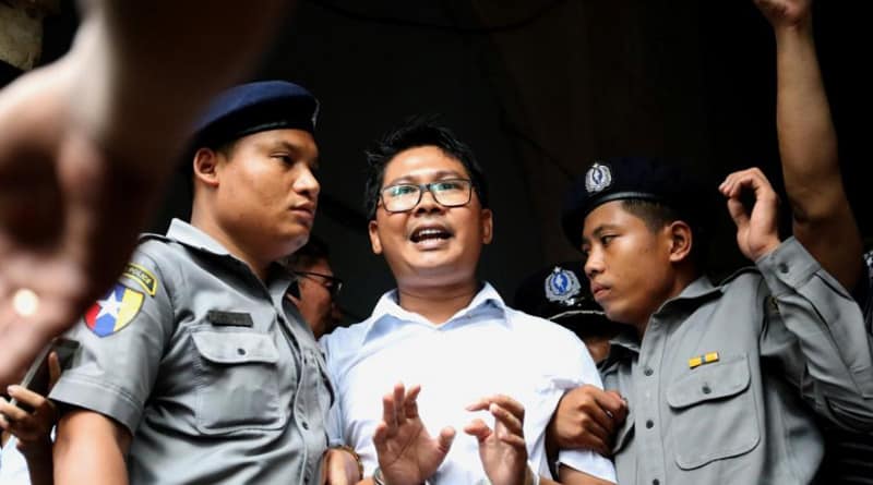 2 Reuters journalists jailed for 7 year in Myanmar