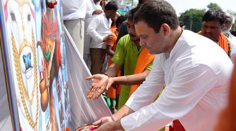 বিজেপির প্রশ্নের জবাব, নিজের গোত্র জানিয়ে দিলেন ‘ব্রাহ্মণ’ রাহুল