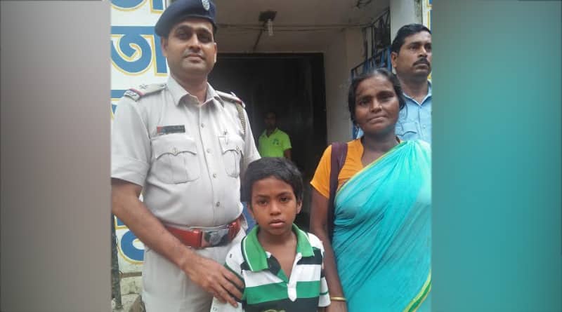 Katwa: Missing boy return home by police