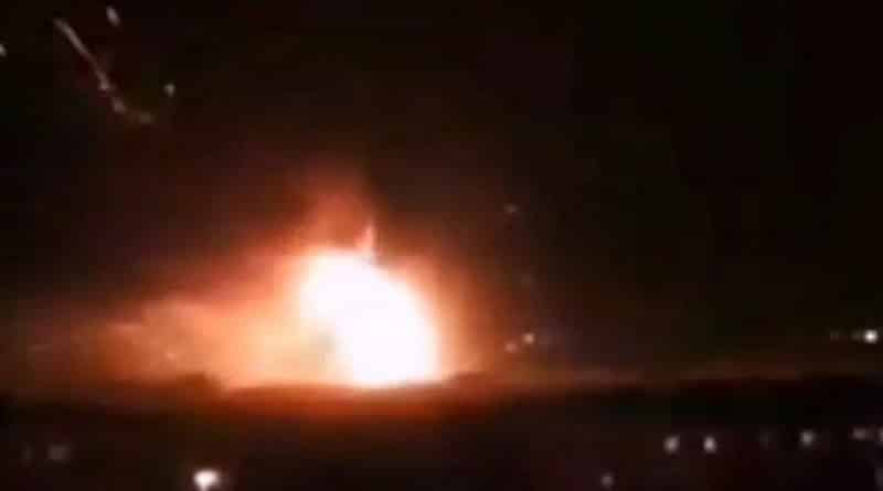 Missile attack reported at Damascus military air base
