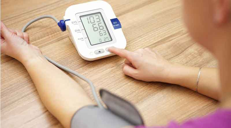 Monitor the blood pressure at home