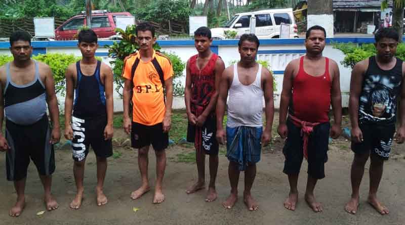 নিষেধাজ্ঞা অমান্য করে দিঘার সমুদ্রে, গ্রেপ্তার ৭ পর্যটক