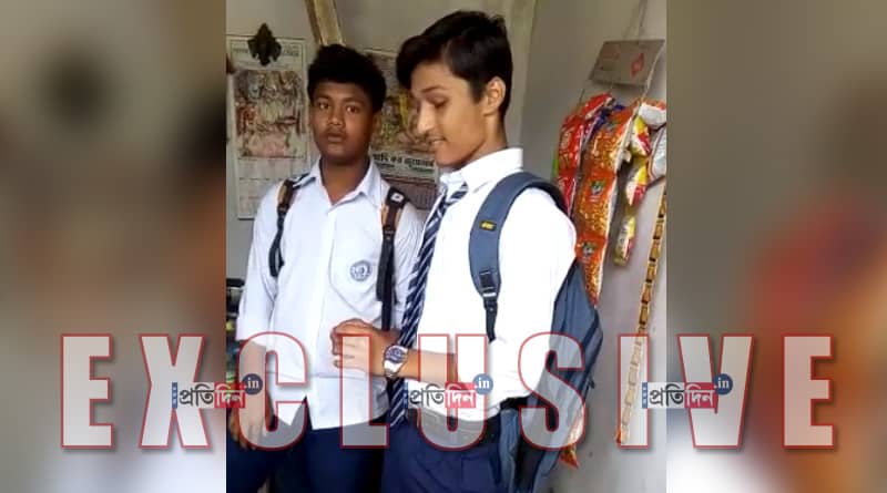 স্কুলের ইউনিফর্ম পরেই গাঁজায় টান পড়ুয়াদের! দেখুন ভিডিও