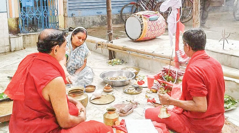 Indra puja celebrate in Kandi