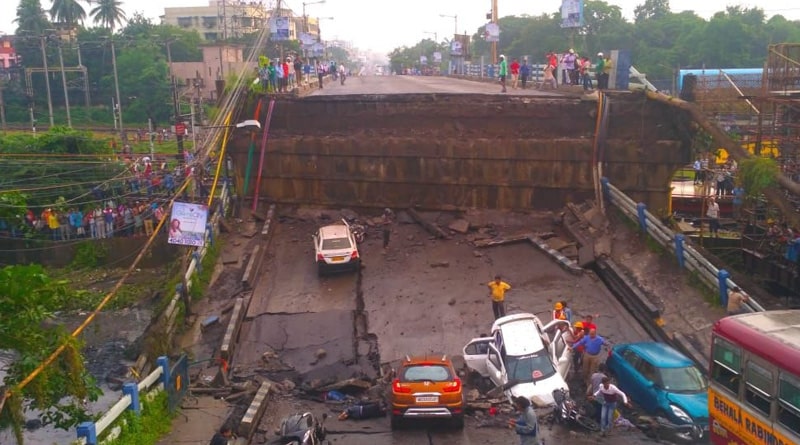 Strange but true! Majherhat Bridge inaugurated and collapsed on Tuesday