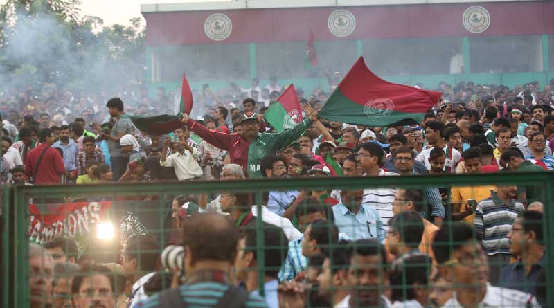Celebs attend Mohun Bagan-Customs supercharged match