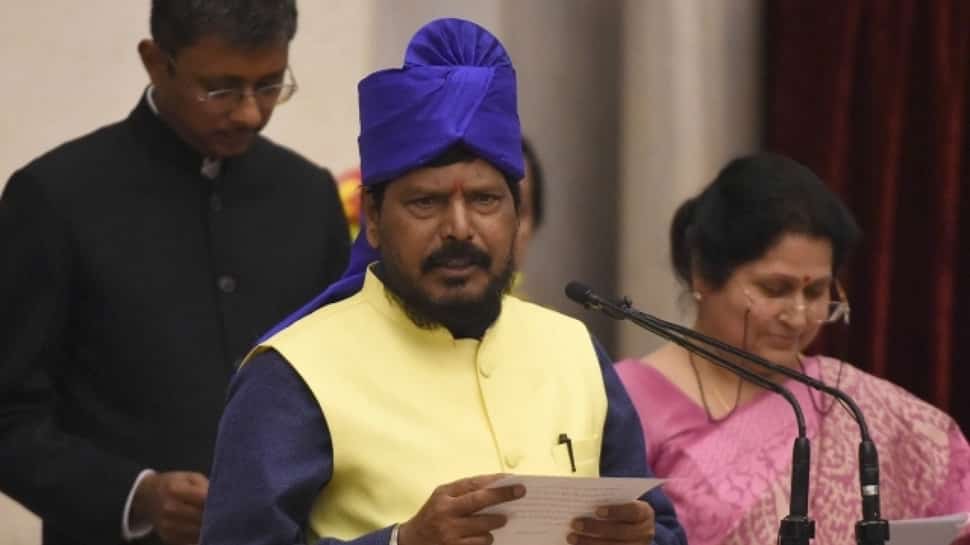 Union minister Ramdas Athawale triggered a row