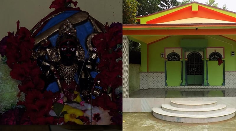 This Durga Puja of Aushgram Rajbari has unique specialties