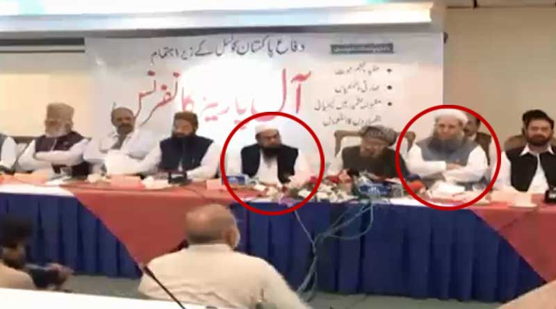 Pakistan PM Imran Khan’s minister shares stage with LeT terrorist Hafiz Saeed