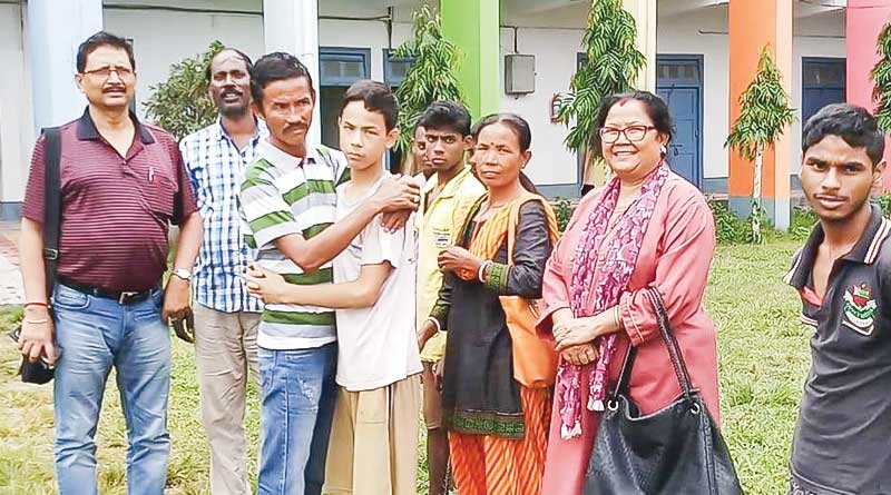 Raigung: boy reunites with family on Devi Pakha
