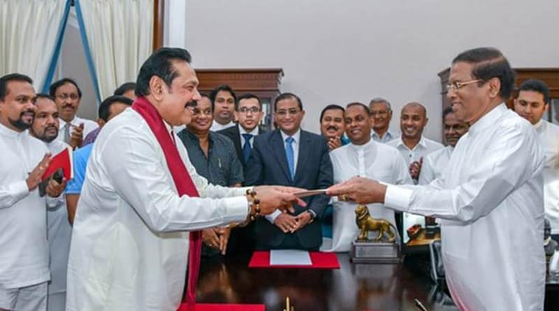 In Sri Lanka Mahinda Rajapakse is back, now as PM