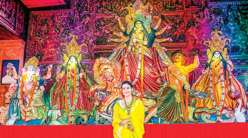 Bahubali theme in Mukherjee Bari’s Pujo