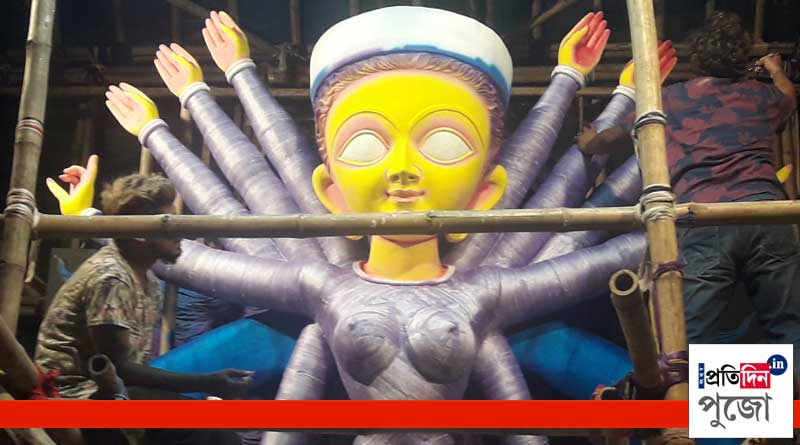 নস্ট্যালজিয়া উসকে হারিয়ে যাওয়া বারান্দা ফিরছে কাশী বোস লেনের পুজোয়