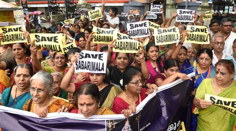 Sabarimala temple row: 12-hour strike in Kerala