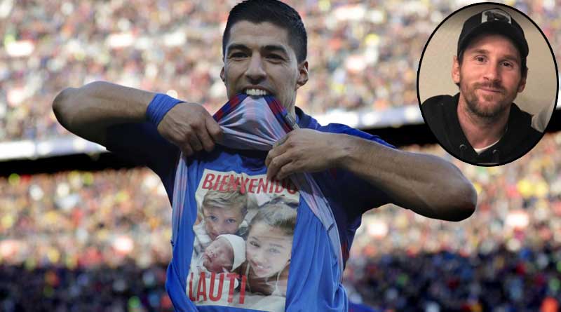 Lionel Messi celebrates Clasico win, shares wine glass with Suarez