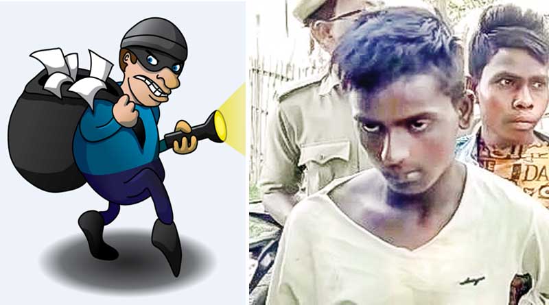The infamous thief caught by police in Siliguri