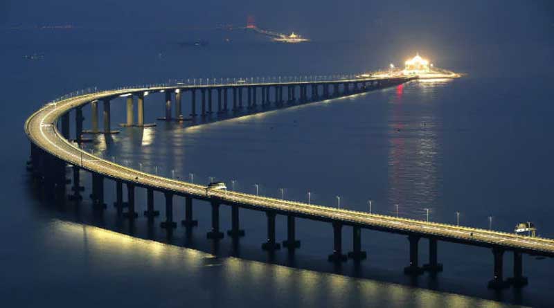World's longest sea-crossing bridge opens in China