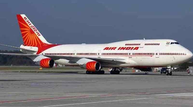 Air India plane hits building