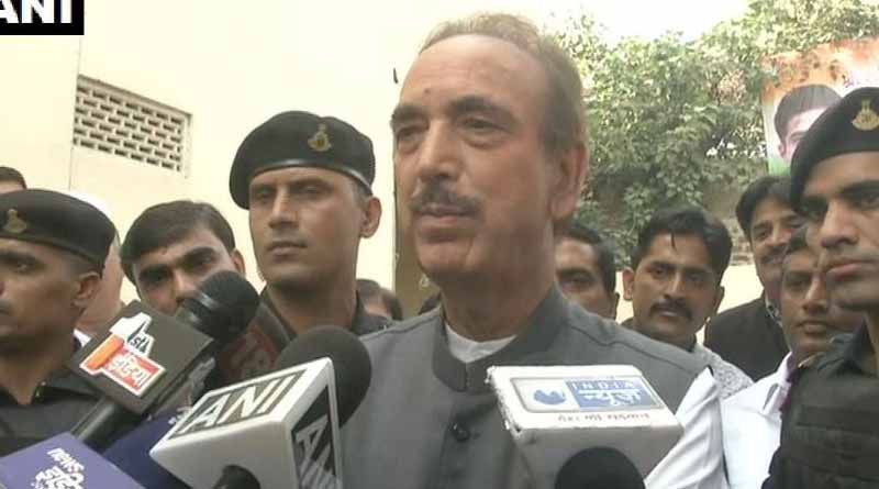 Congress to be opposition if, says Ghulam Nabi Azad