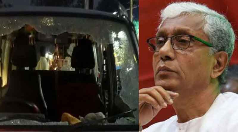 Tripura Ex-CM Manik Sarkar attacked
