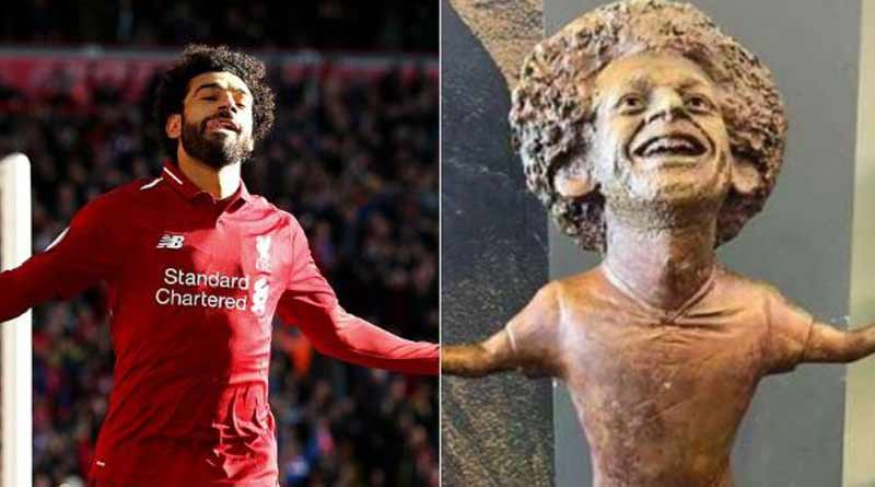 Mo Salah's hilarious statue goes viral