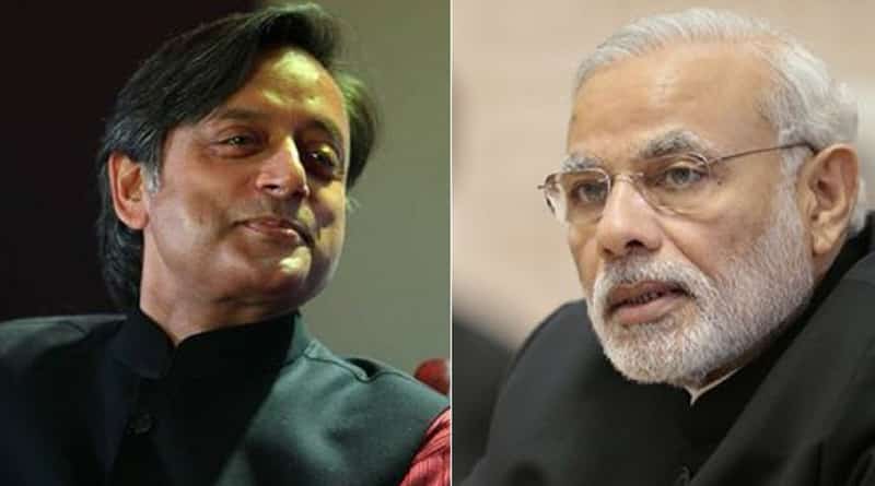 Shashi Tharoor takes a dig to PM Modi