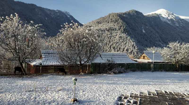 Heavy snowfall hits Kashmir