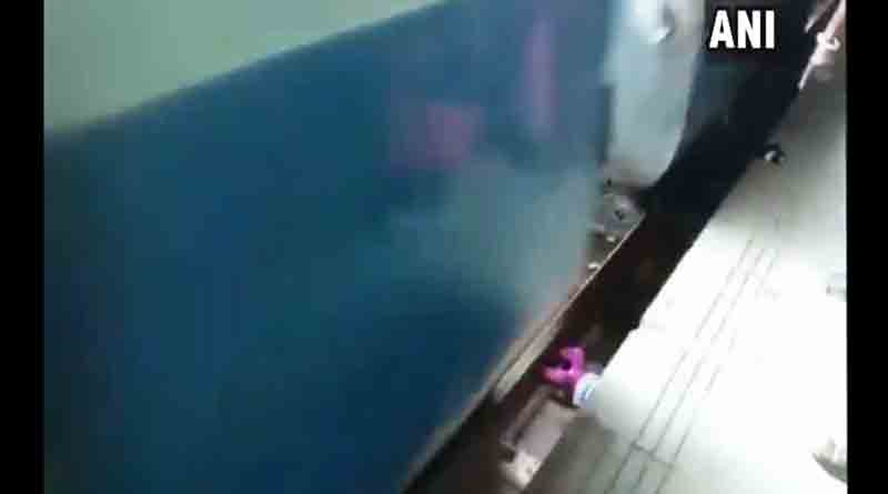 Child escapes unhurt as train passes over 