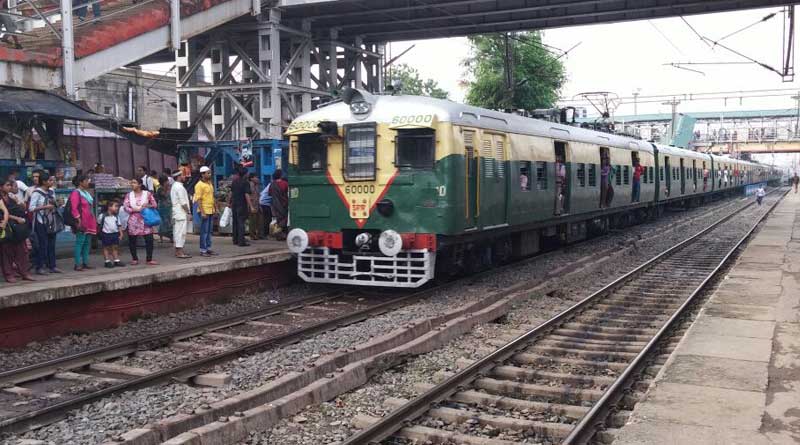 Disrupted railway service in Kolkata