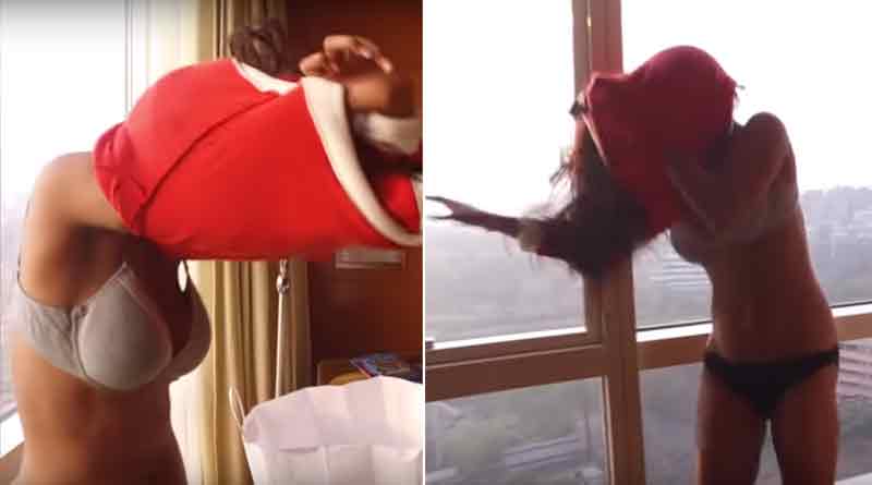 Poonam Pandey's Christmas video
