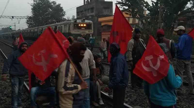 Left strike enters day two, Train services hit 