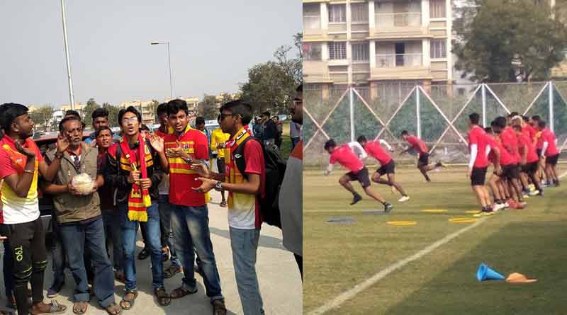 ডার্বির আগে রেডি টু গো ইস্টবেঙ্গল, অনুশীলনে ফুরফুরে লাল-হলুদ শিবির
