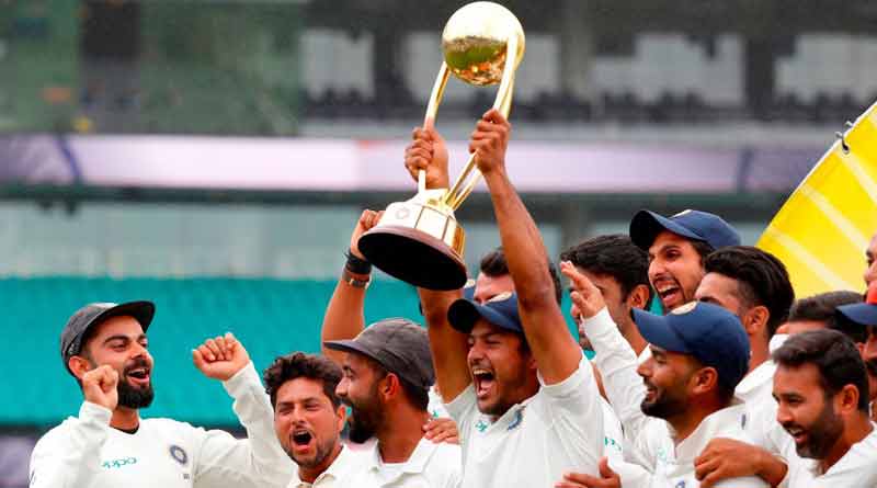India wins test series in Australia