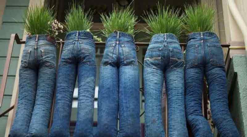 Now make your planters in a wear jeans