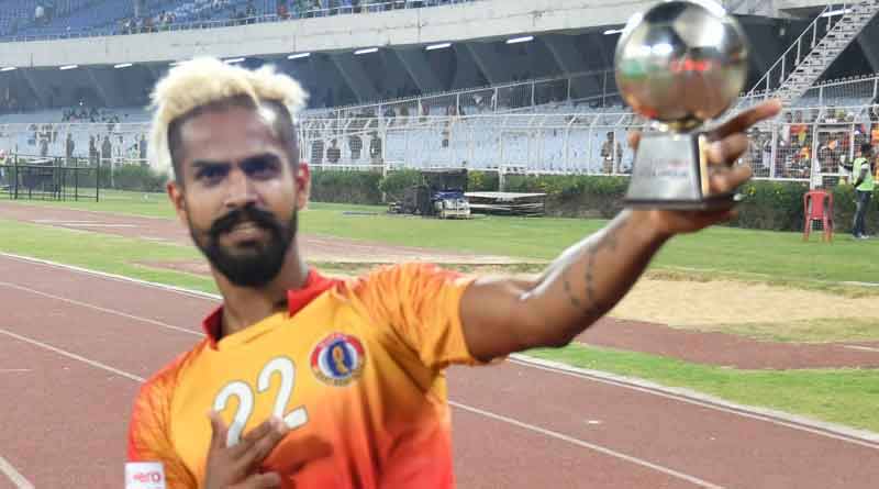 Footballer Jobi Justine is unhappy with East Bengal