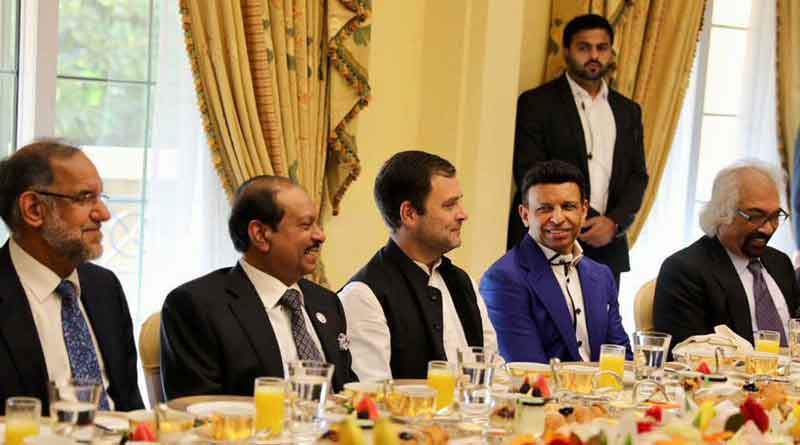 Rahul Gandhi eat beef in Dubai!
