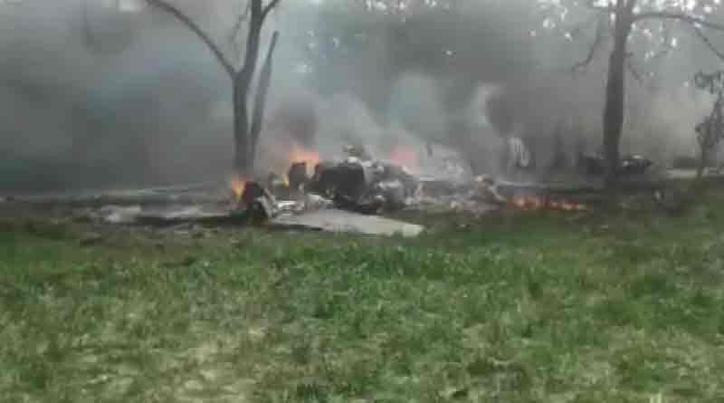 IAF jet crashes in Uttar Pradesh