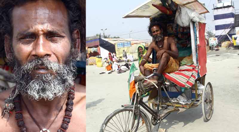 UP man came Gangasagar by three wheeler
