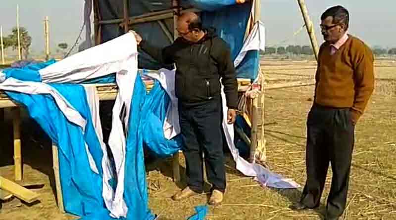 মৌসমের সংবর্ধনা মঞ্চ ভাঙচুর, বিজেপির বিরুদ্ধে অভিযোগ তৃণমূলের