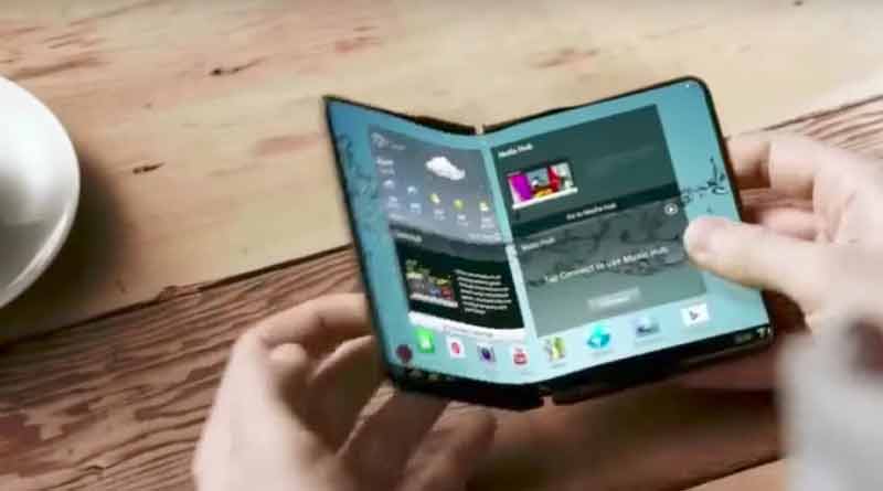 Samsung's foldable smartphone 