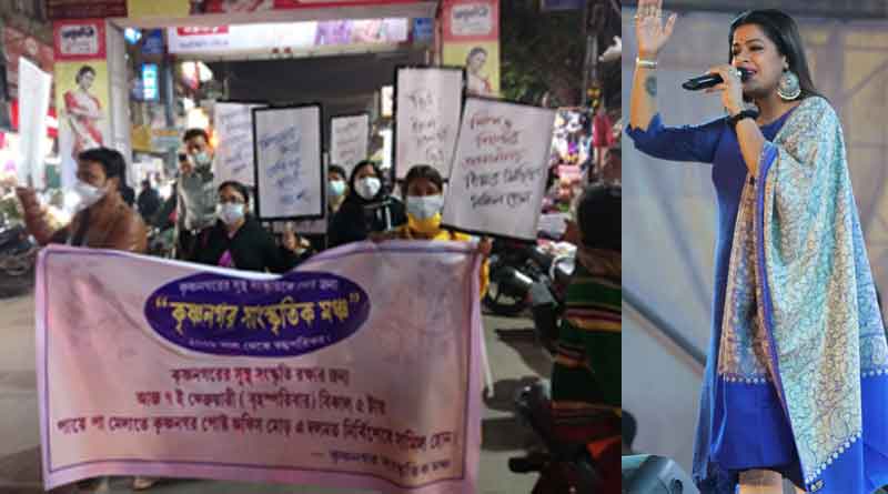 ইমনের হেনস্তা কাণ্ডে ফুঁসছে কৃষ্ণনগর, প্রতিবাদে সভা-মৌন মিছিল