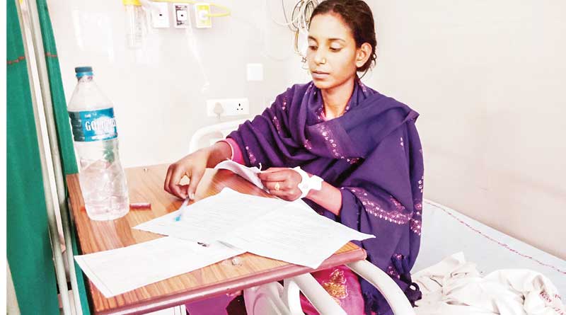 অসুস্থ পরীক্ষার্থী, হাসপাতালেই পরীক্ষার ব্যবস্থা সংসদের