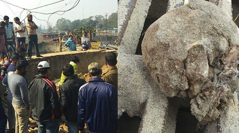 Human skulls, skeletal found in Jamuria