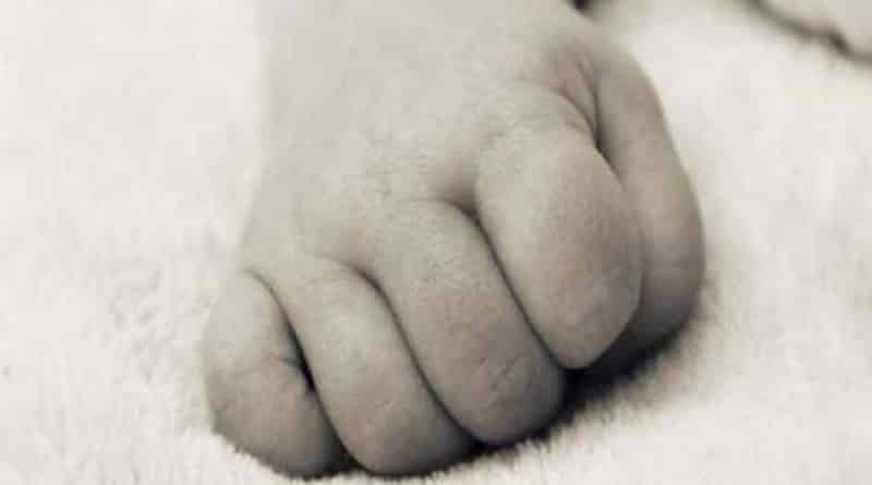 Child dead body has recovered from garbeg heap of Kanthi