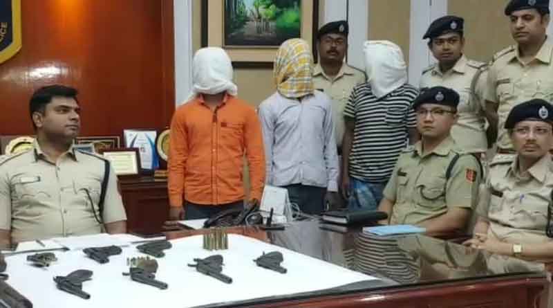 Firearms recovered from Murshidabad's suti, Police arrested three person