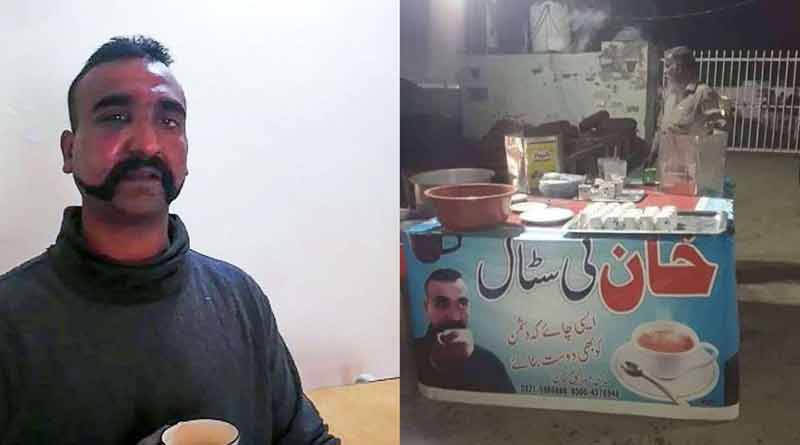 Pak tea seller uses Abhinandan’s photo in stall 
