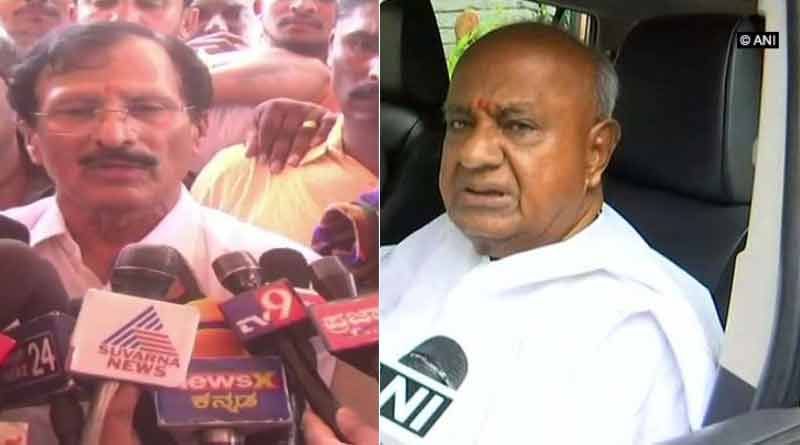 মহাজোটে আরও ফাটল, দেবেগৌড়ার বিরুদ্ধে ‘গোঁজ’ প্রার্থী হচ্ছেন কংগ্রেসের সাংসদ