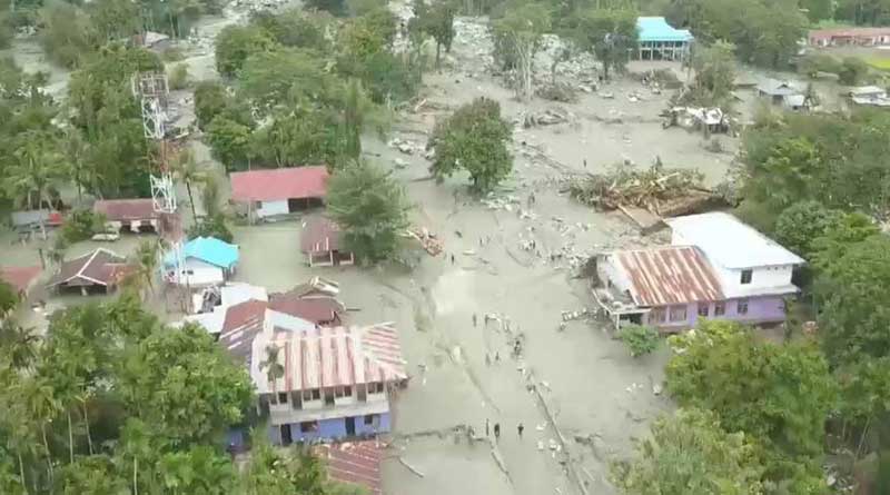 floods in Indonesia's eastern Papua province have killed at least 77 people.
